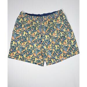 Peter Millar Swim Trunks Mens Size XL Oranges AOP Board Shorts Beach Summer